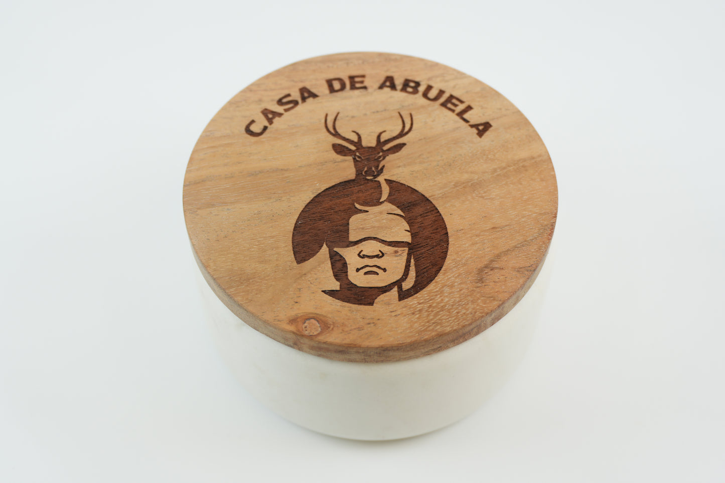 Bodega de Mármol Casa De Abuela (Blanco/Gris)