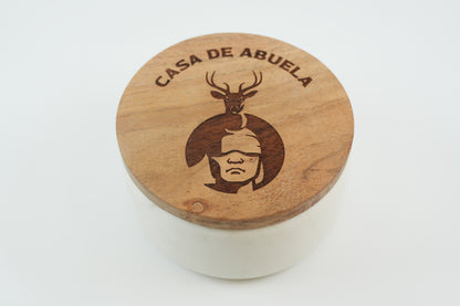 Bodega de Mármol Casa De Abuela (Blanco/Gris)