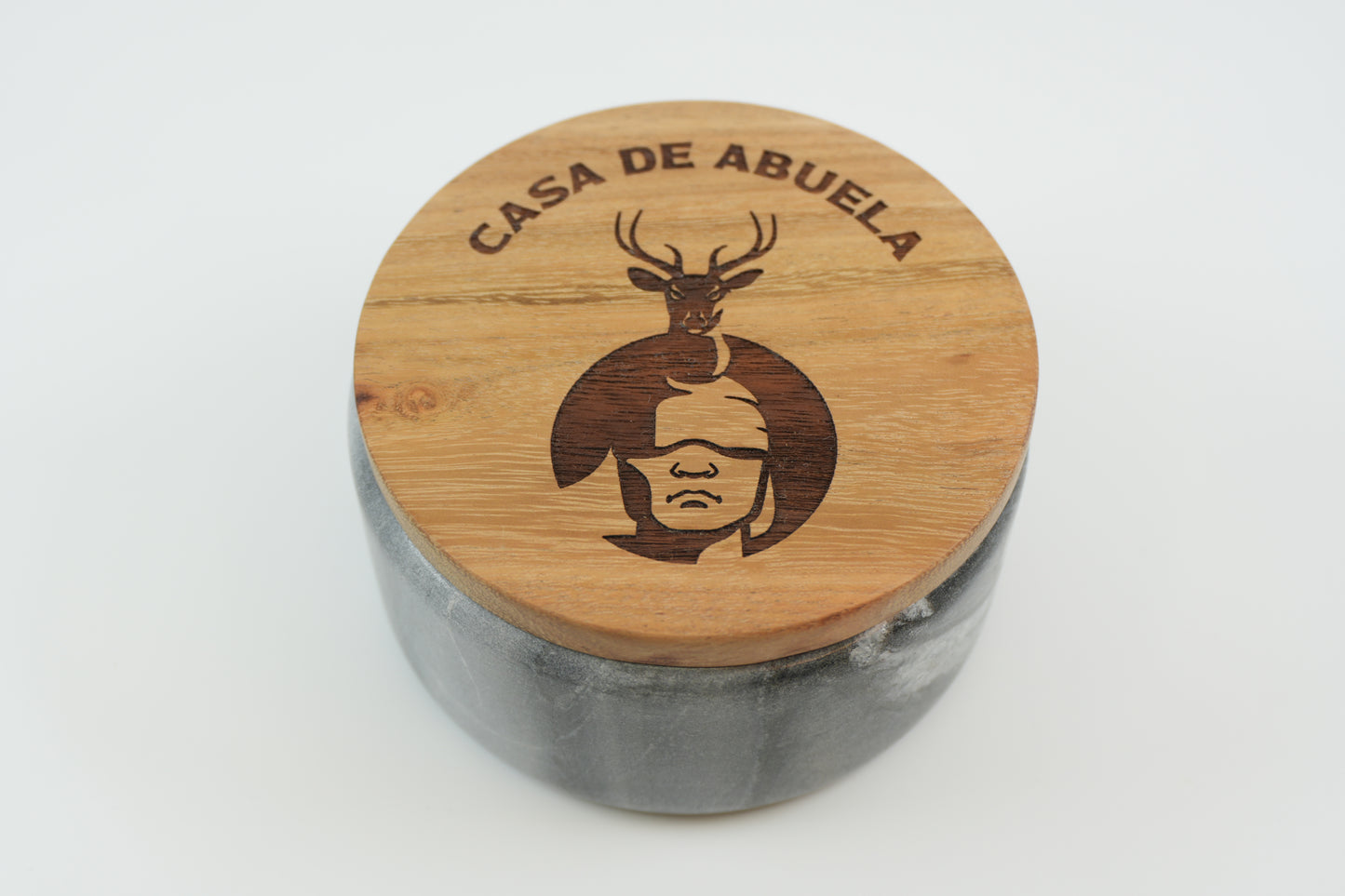 Bodega de Mármol Casa De Abuela (Blanco/Gris)