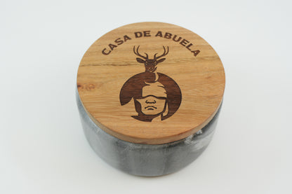 Bodega de Mármol Casa De Abuela (Blanco/Gris)