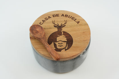 Bodega de Mármol Casa De Abuela (Blanco/Gris)